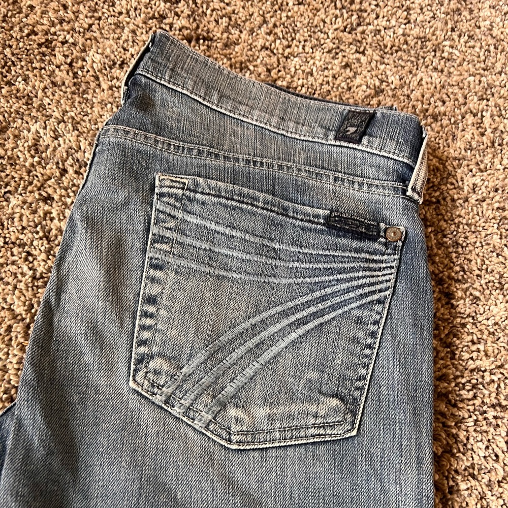 7FAM Light Wash Dojo Jeans